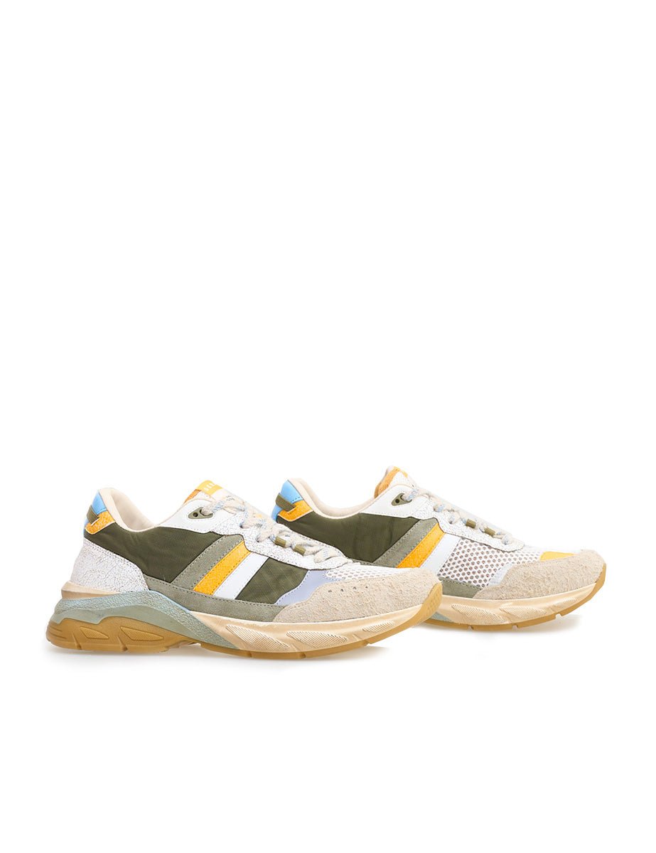 sneakers royale bianco kaki - serafini - sneaker