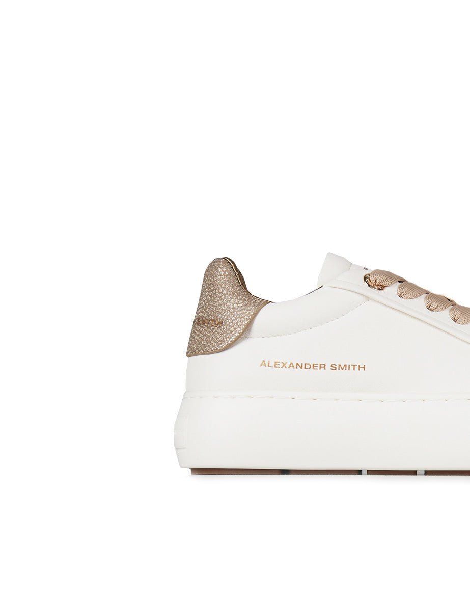 sneakers soho laminata white gold - alexander smith - sneaker