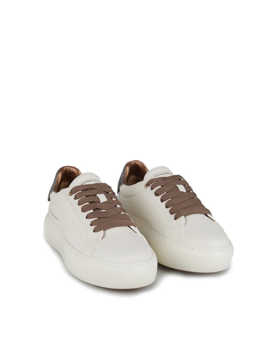 sneakers soho white silver - alexander smith - sneaker