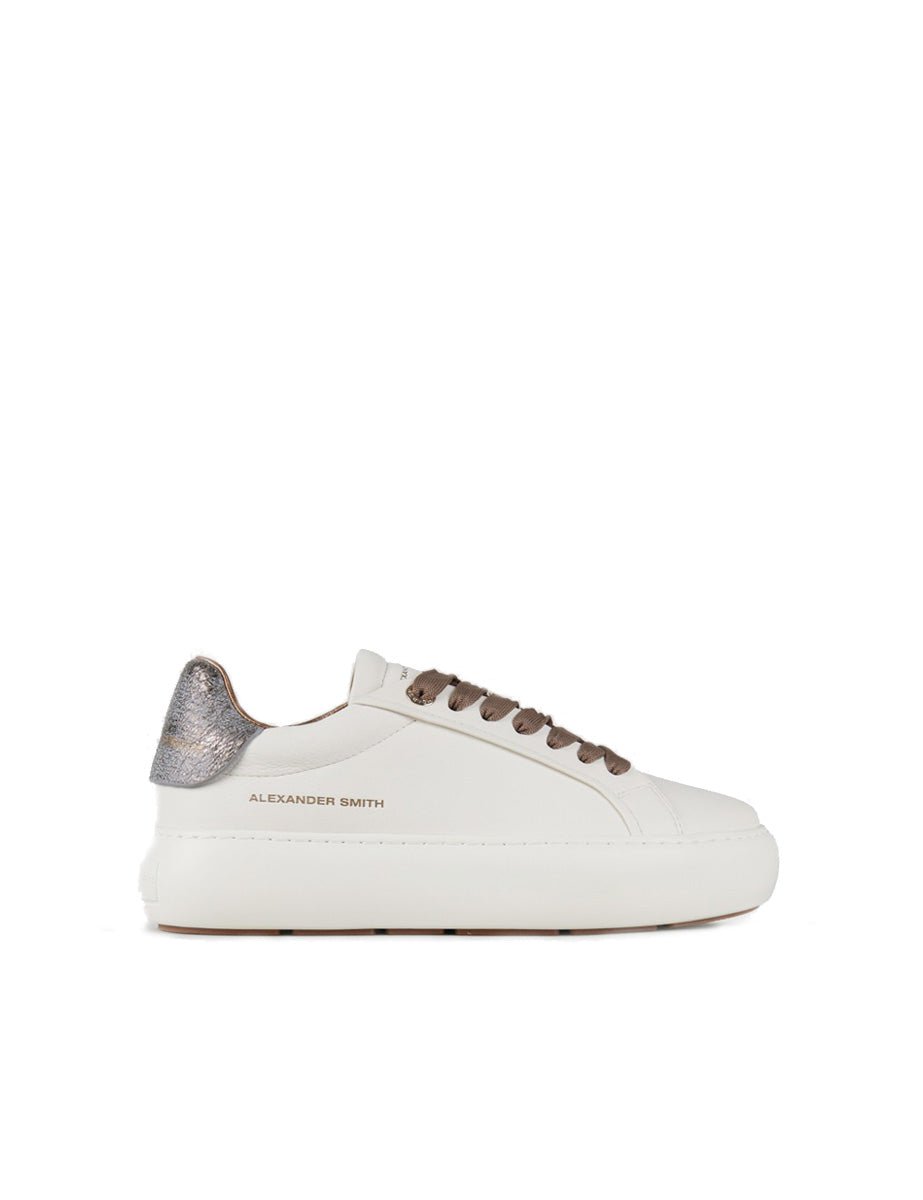 sneakers soho white silver - alexander smith - sneaker