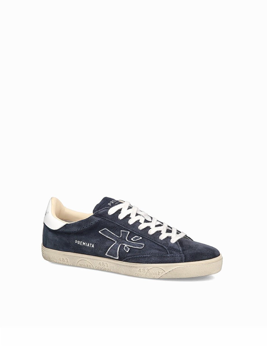 sneakers steven blu - white premiata - sneaker