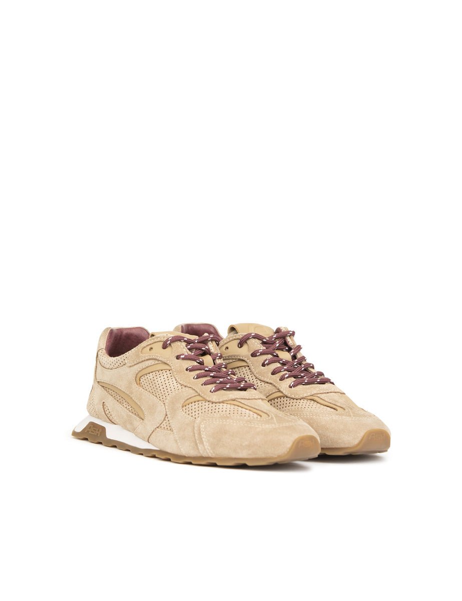 sneakers suede noisette - ash - sneaker