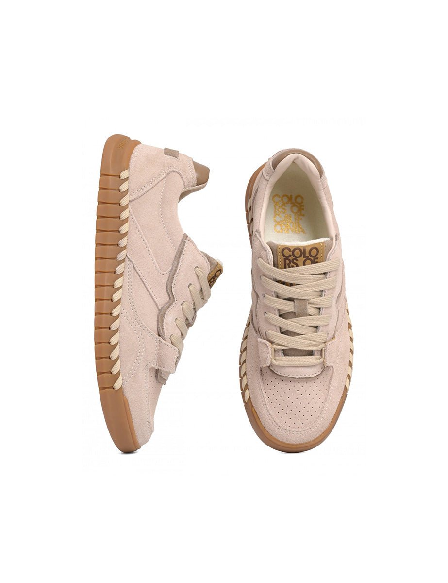 sneakers suede oatmeal - colors of california - sneaker