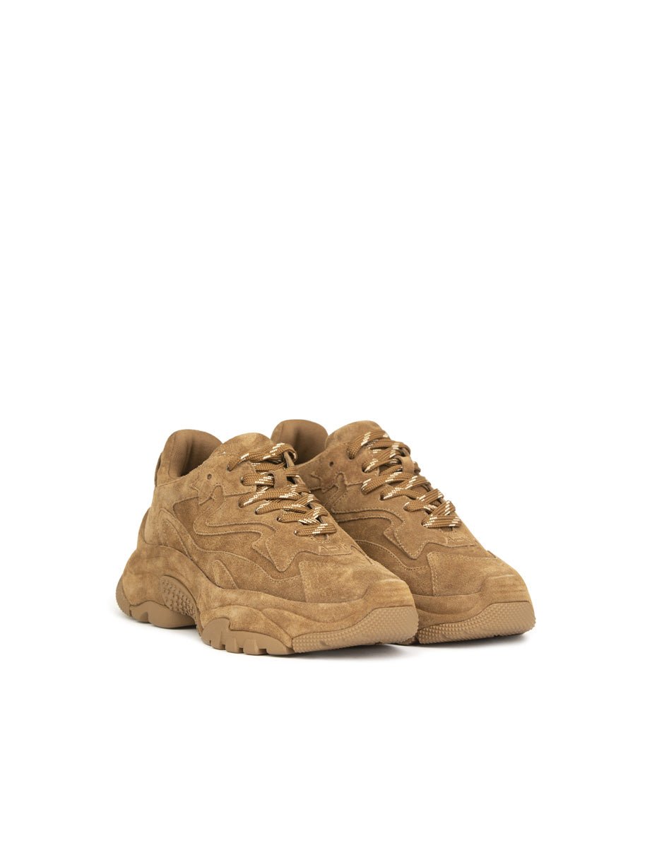 sneakers suede platform noisette - ash - sneaker