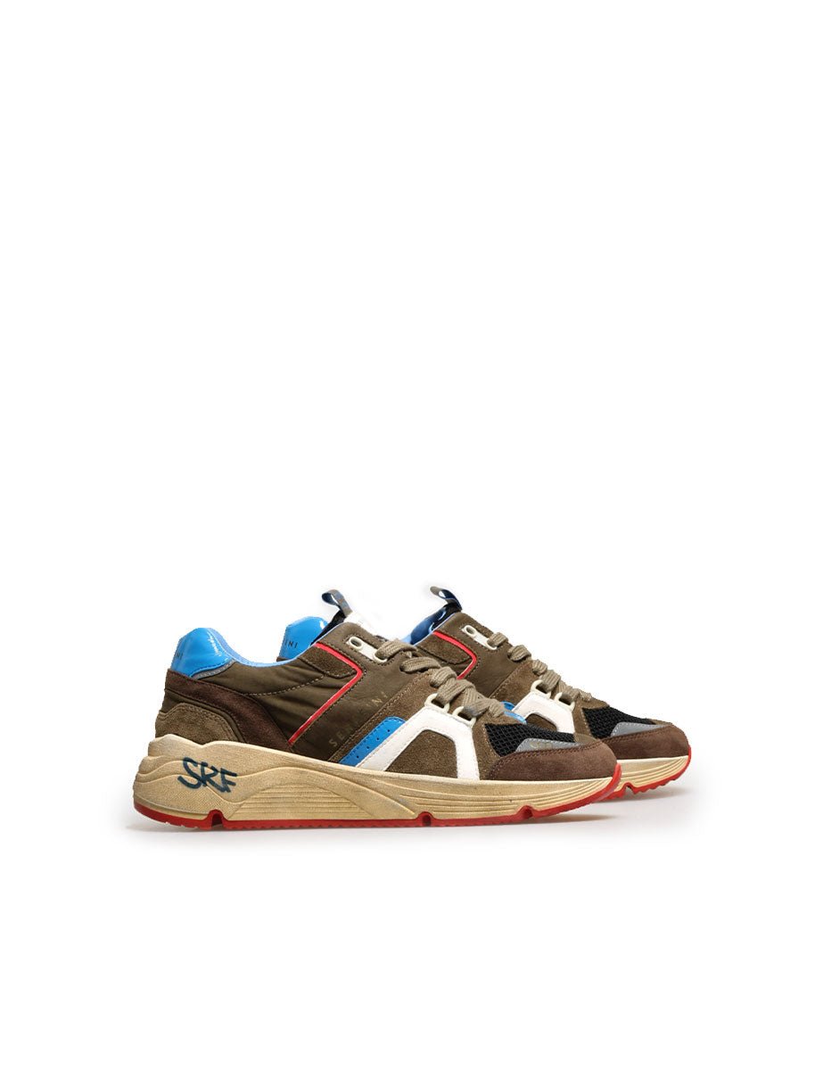 sneakers tokio verde blu - serafini - sneaker