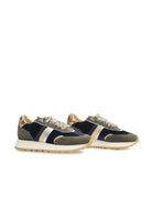sneakers torino velvet blu green leo - serafini - sneaker