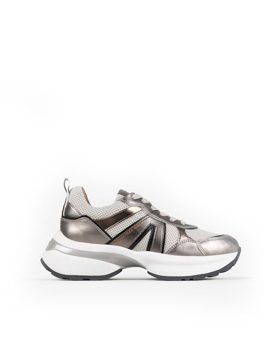 sneakers victoria dark silver black - alexander smith - sneaker