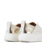 sneakers wembley slip on white gold - alexander smith - sneaker