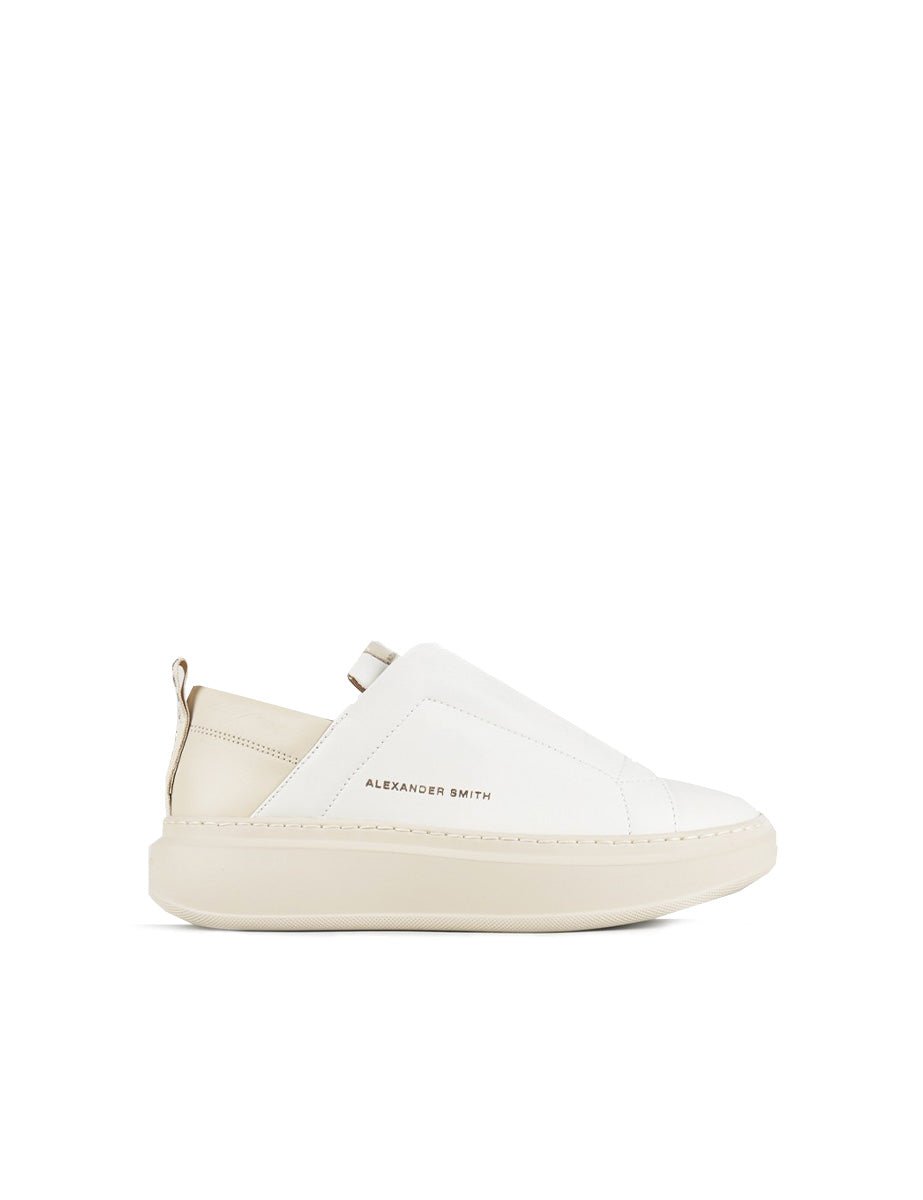 sneakers wembley slip on white rose - alexander smith - sneaker