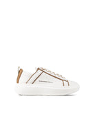 sneakers wembley unlined white cognac - alexander smith - sneaker
