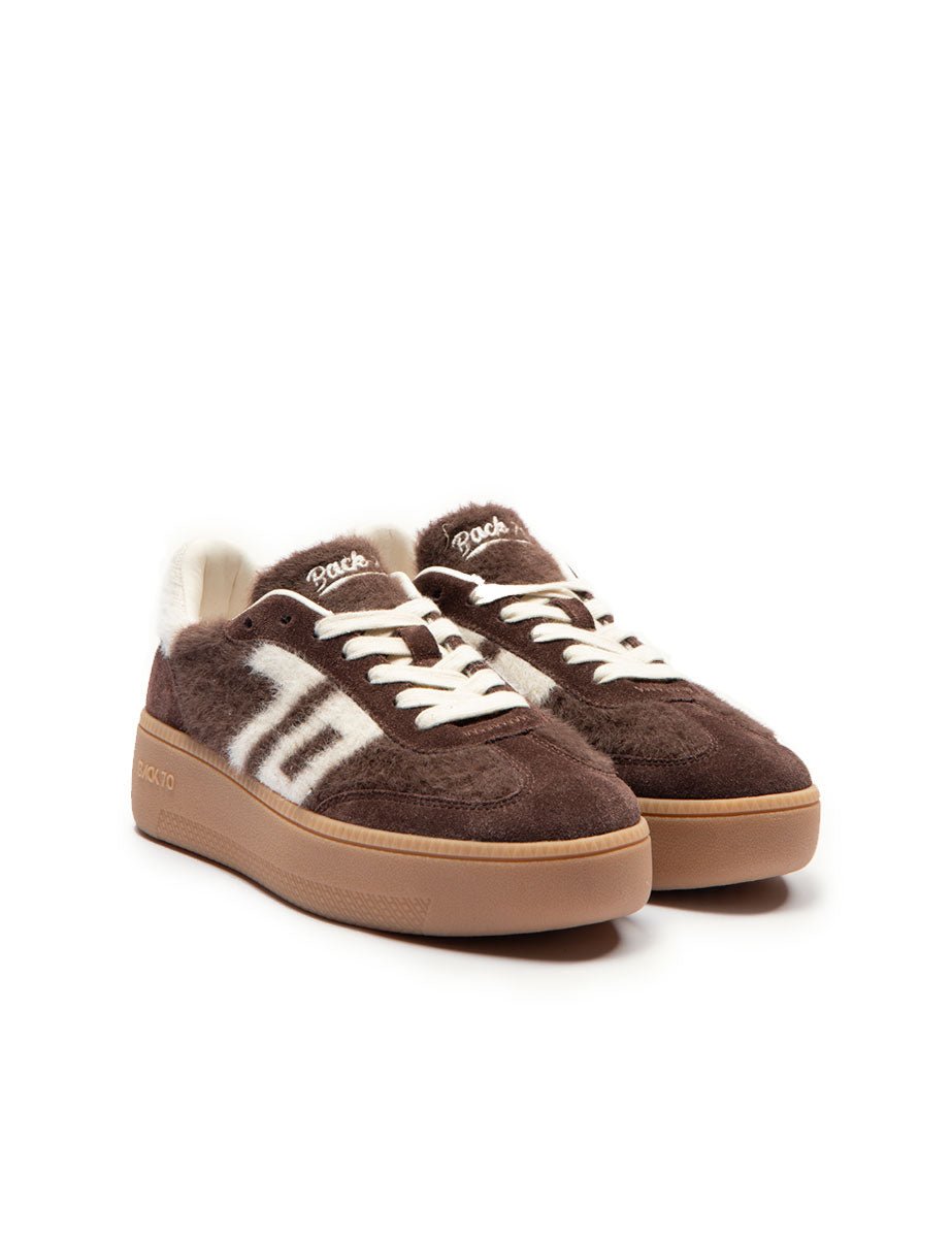 sneakers xxl mohair marrone - back 70 - sneaker