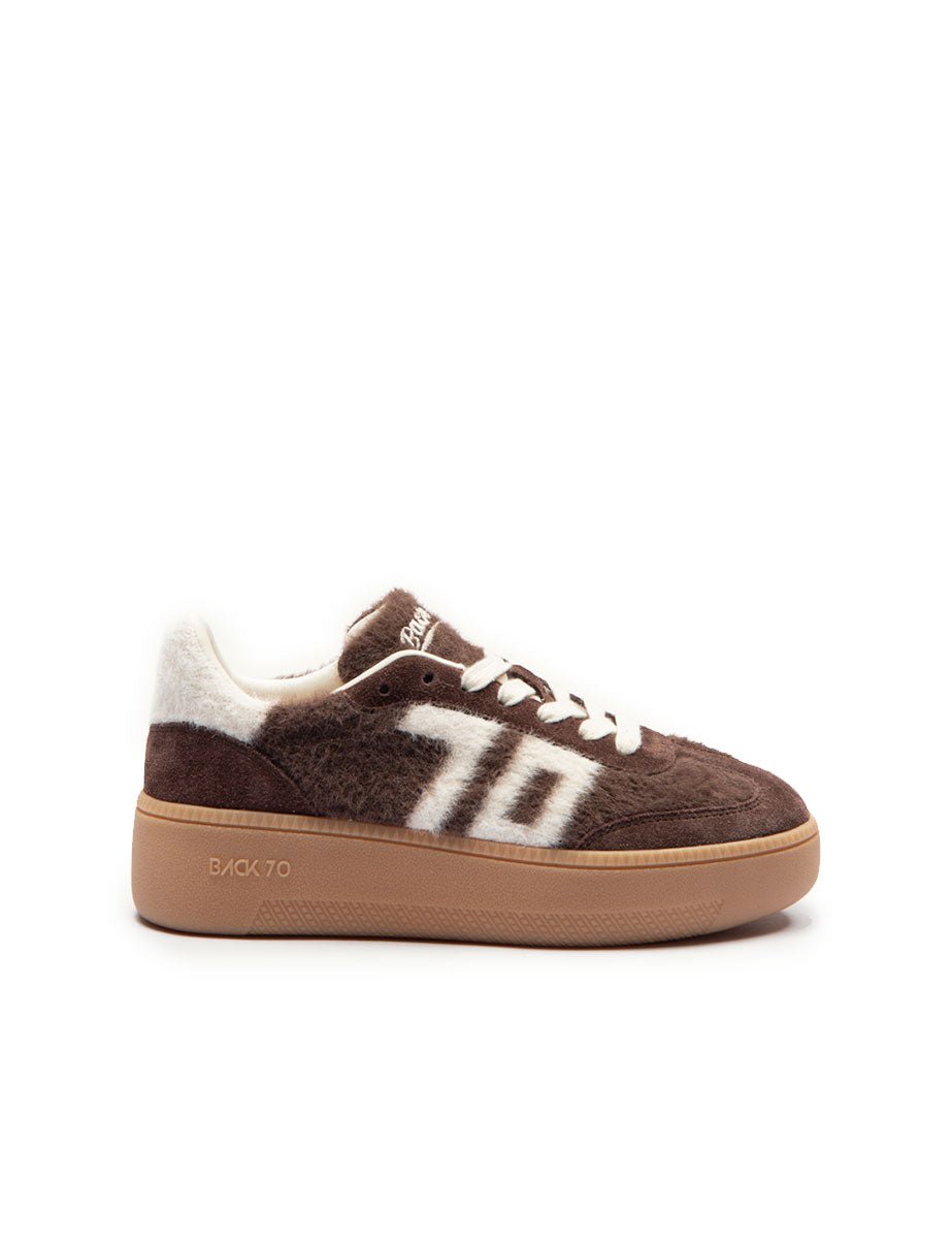sneakers xxl mohair marrone - back 70 - sneaker