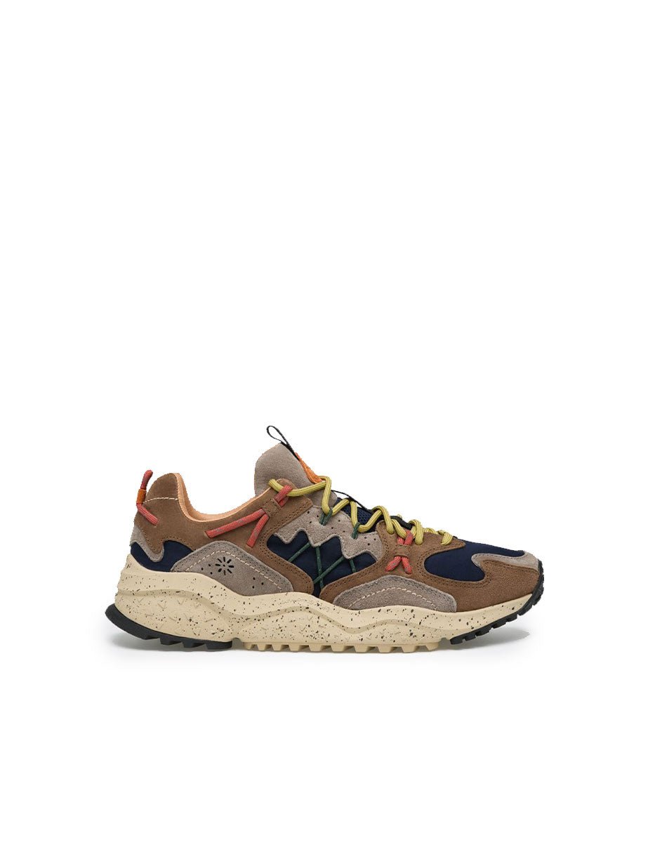 sneakers yamabushi marrone nero grigio - flower mountain - sneaker