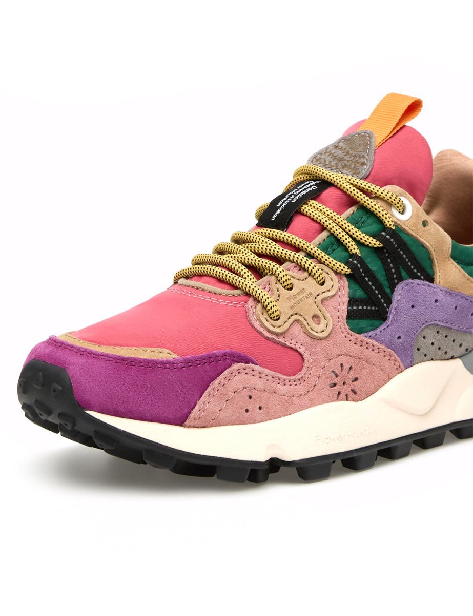 sneakers yamano 3 suede fuxia - flower mountain - sneaker