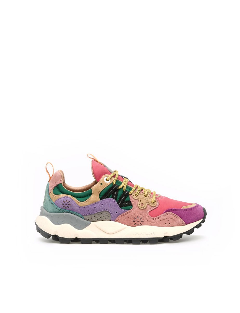 sneakers yamano 3 suede fuxia - flower mountain - sneaker