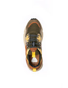 sneakers yamano 3 suede grey yellow - flower mountain - sneaker