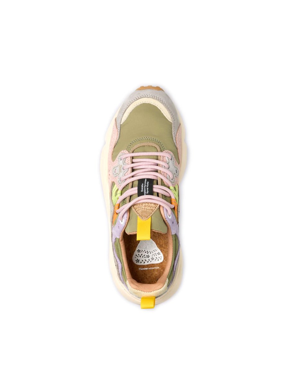 sneakers yamano 3 suede light grey - flower mountain - sneaker