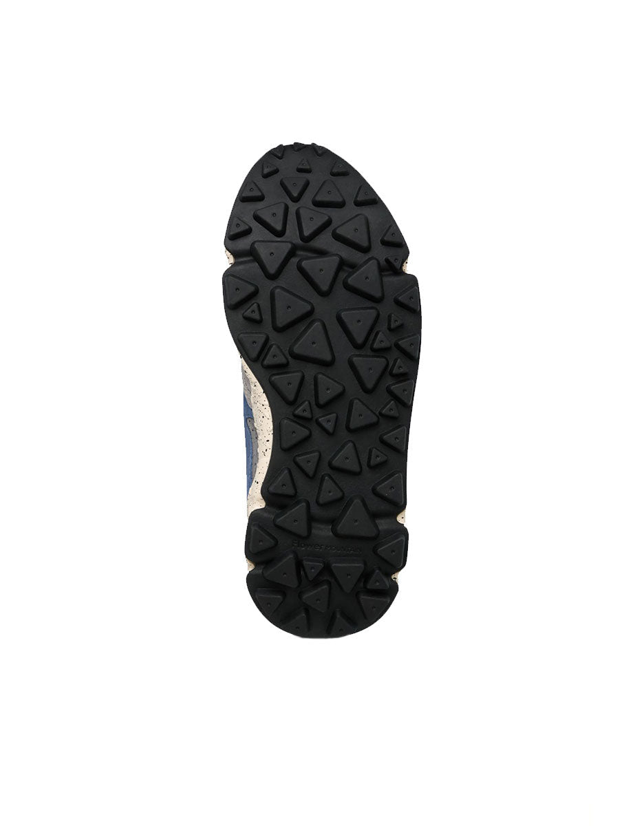 sneakers yamano suede grigio blu navy - flower mountain - sneaker