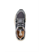sneakers yamano suede grigio blu navy - flower mountain - sneaker