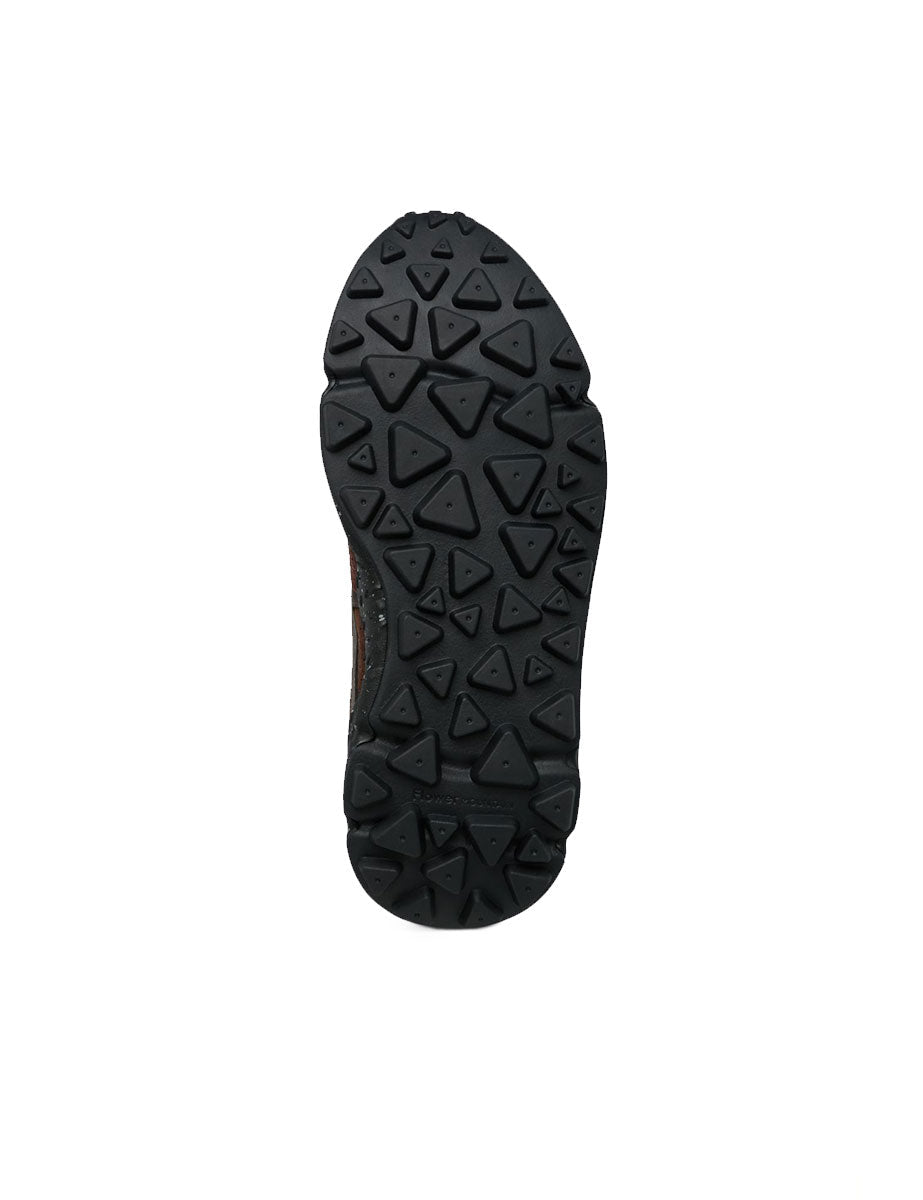 sneakers yamano suede grigio marrone - flower mountain - sneaker
