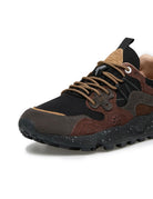 sneakers yamano suede grigio marrone - flower mountain - sneaker