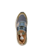 sneakers yamano suede nylon militare - flower mountain - sneaker