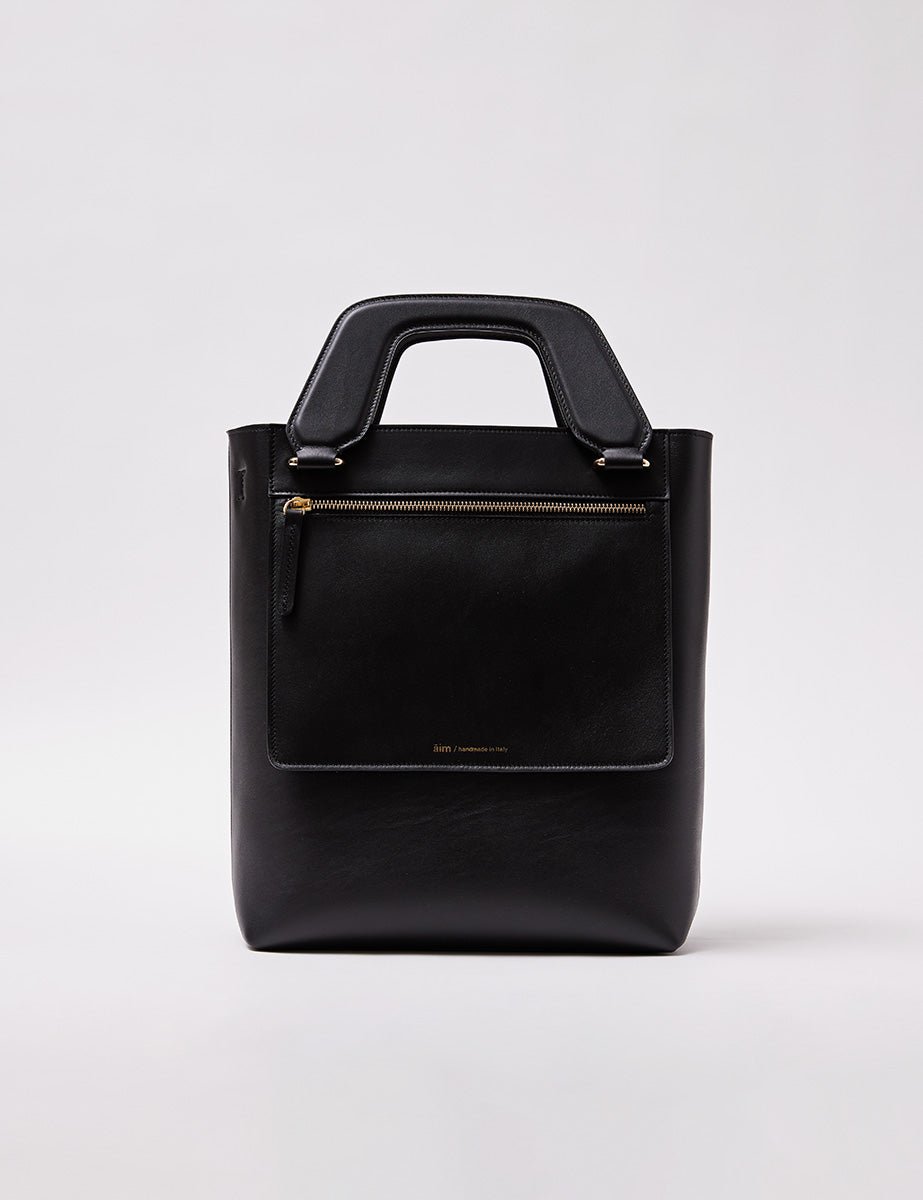 sofia pocket tote bag nero - Frida SRL