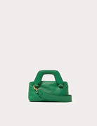 soft nano alice clutch bag verde smeraldo - Frida SRL