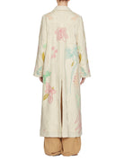 spolverino ricamo floreale rainbow - forte forte - cappotto