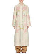 spolverino ricamo floreale rainbow - forte forte - cappotto