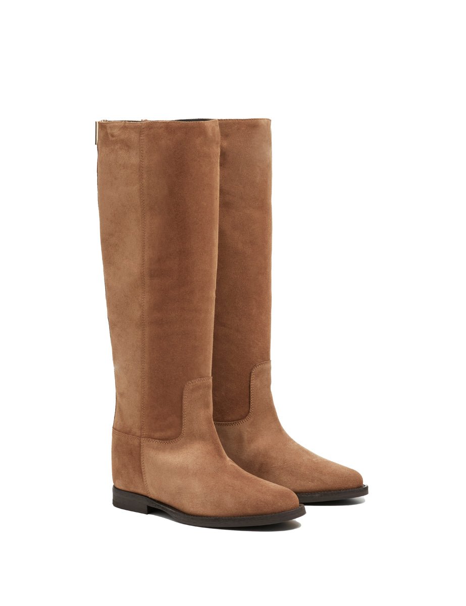 stivale camoscio accessorio v back martora - viaroma15 - stivale