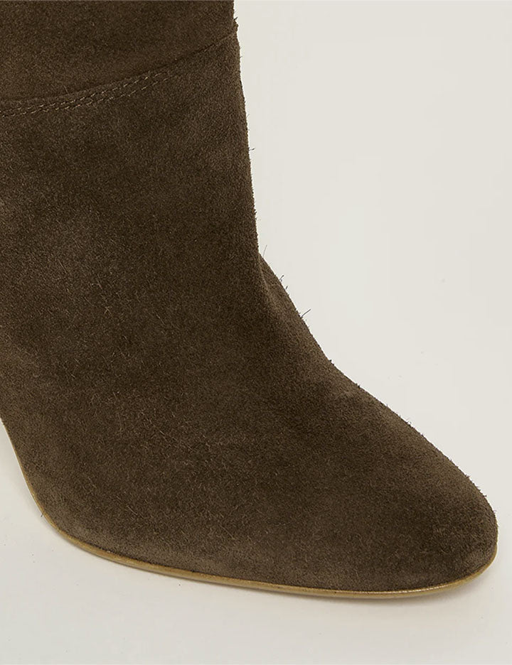 stivale camoscio marrone - Frida SRL