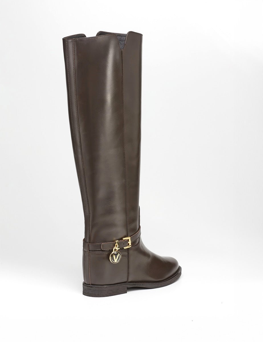 stivale cinturino bottone moro - Frida SRL