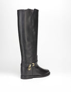 stivale cinturino bottone nero - Frida SRL