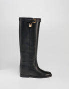 stivale cinturino lucchetto nero - Frida SRL