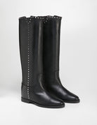 stivale nappa borchie nero - Frida SRL