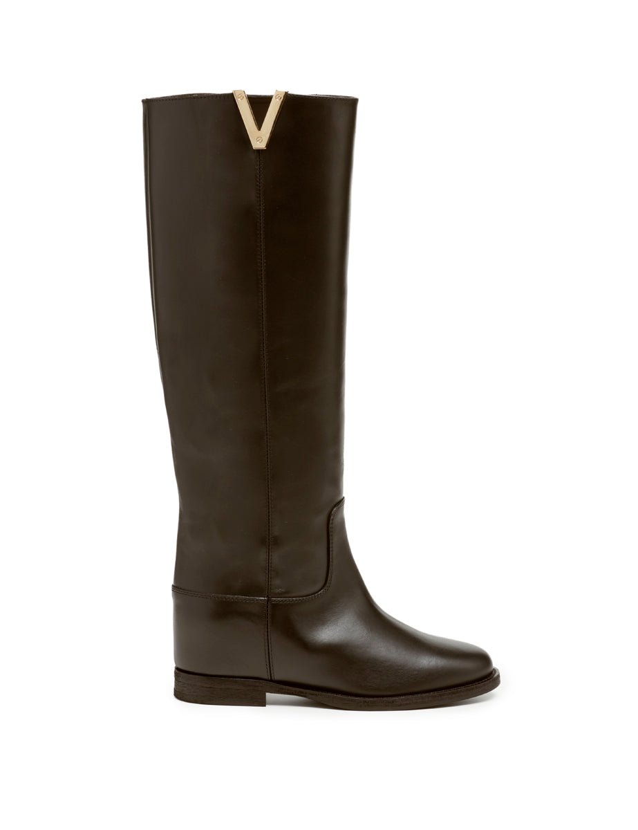 stivale nappa moro - viaroma15 - stivale