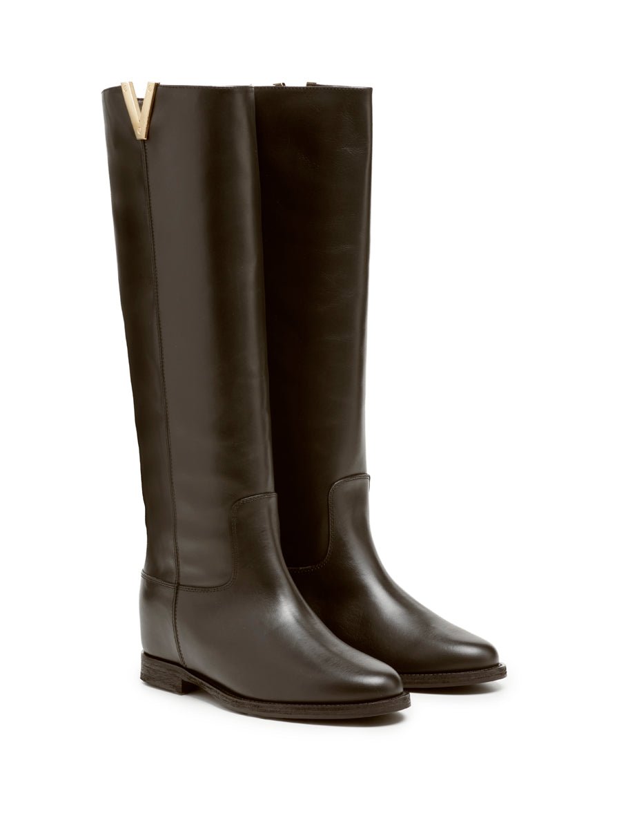 stivale nappa moro - viaroma15 - stivale