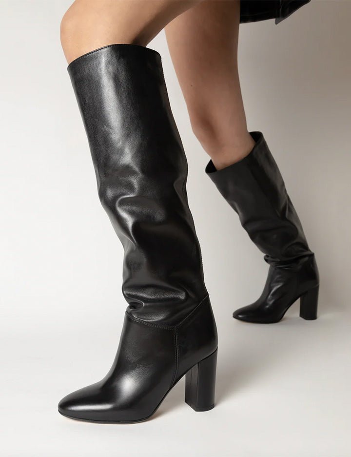 stivale nappa nero - Frida SRL