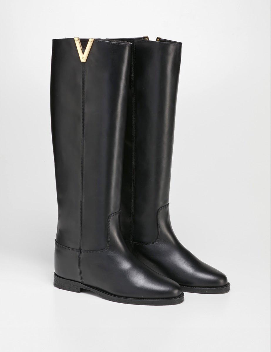 stivale nappa nero - Frida SRL