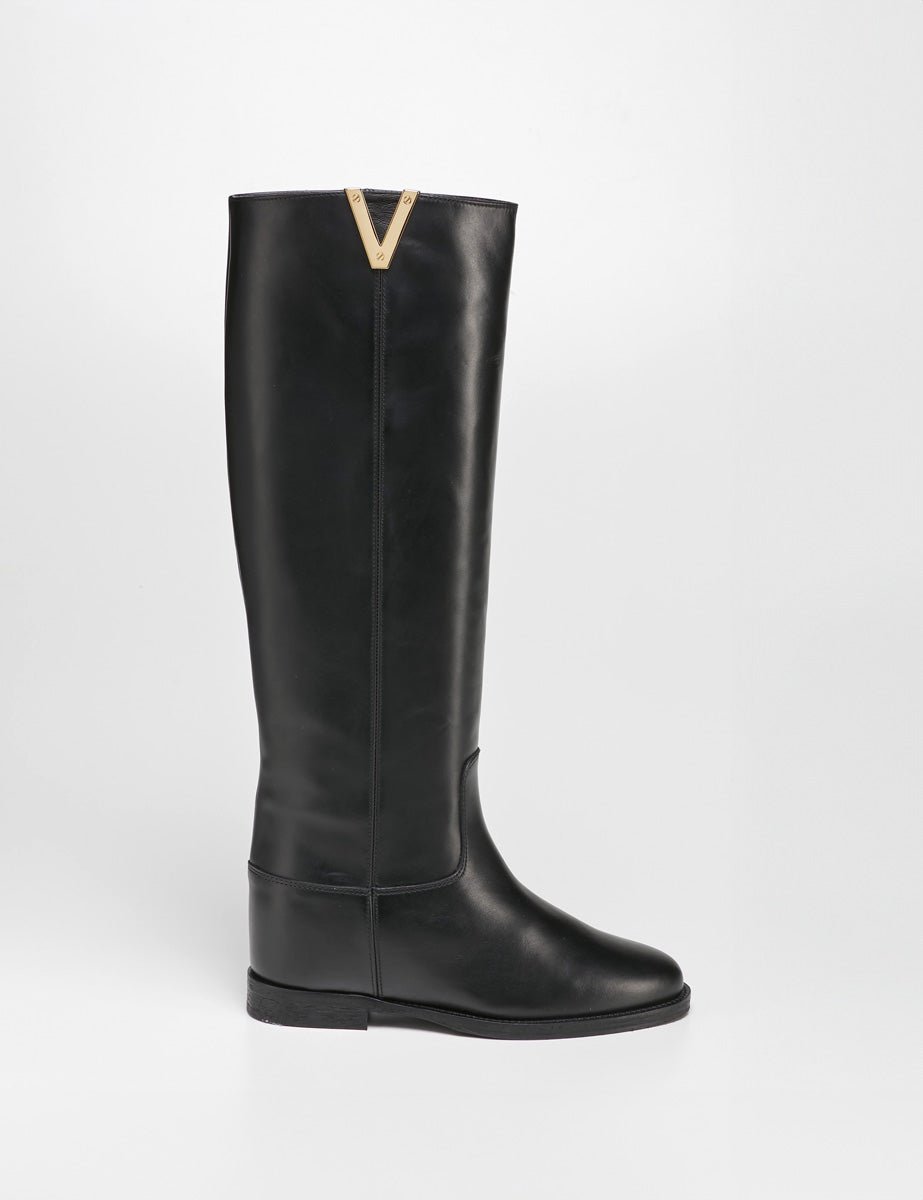 stivale nappa nero - Frida SRL