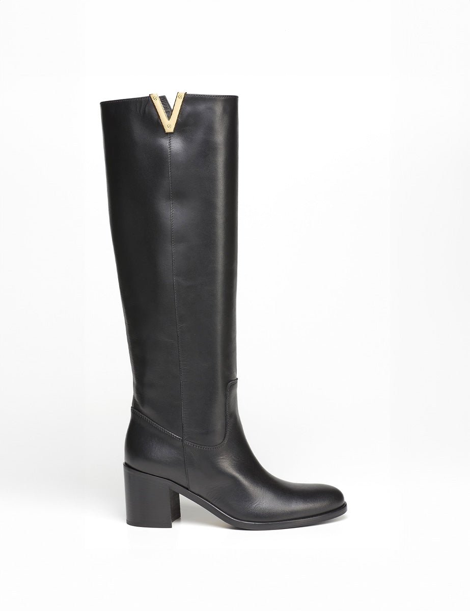 stivale nappa nero - viaroma15 - stivale