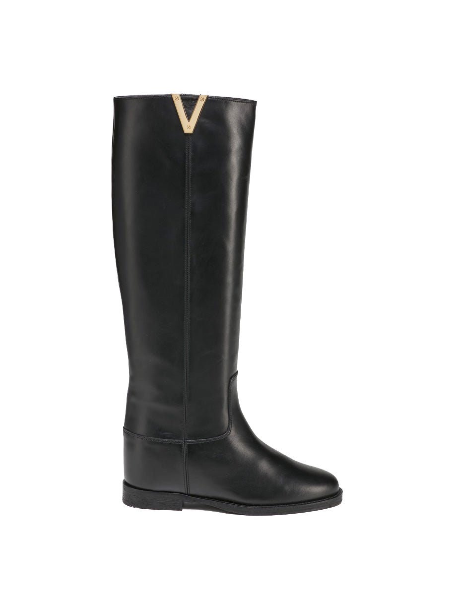 stivale nappa nero - viaroma15 - stivale