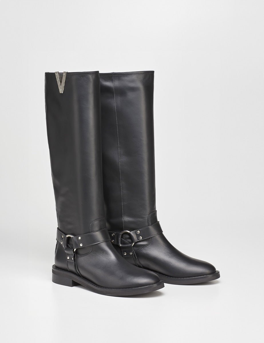 stivale sperone nero - viaroma15 - stivale