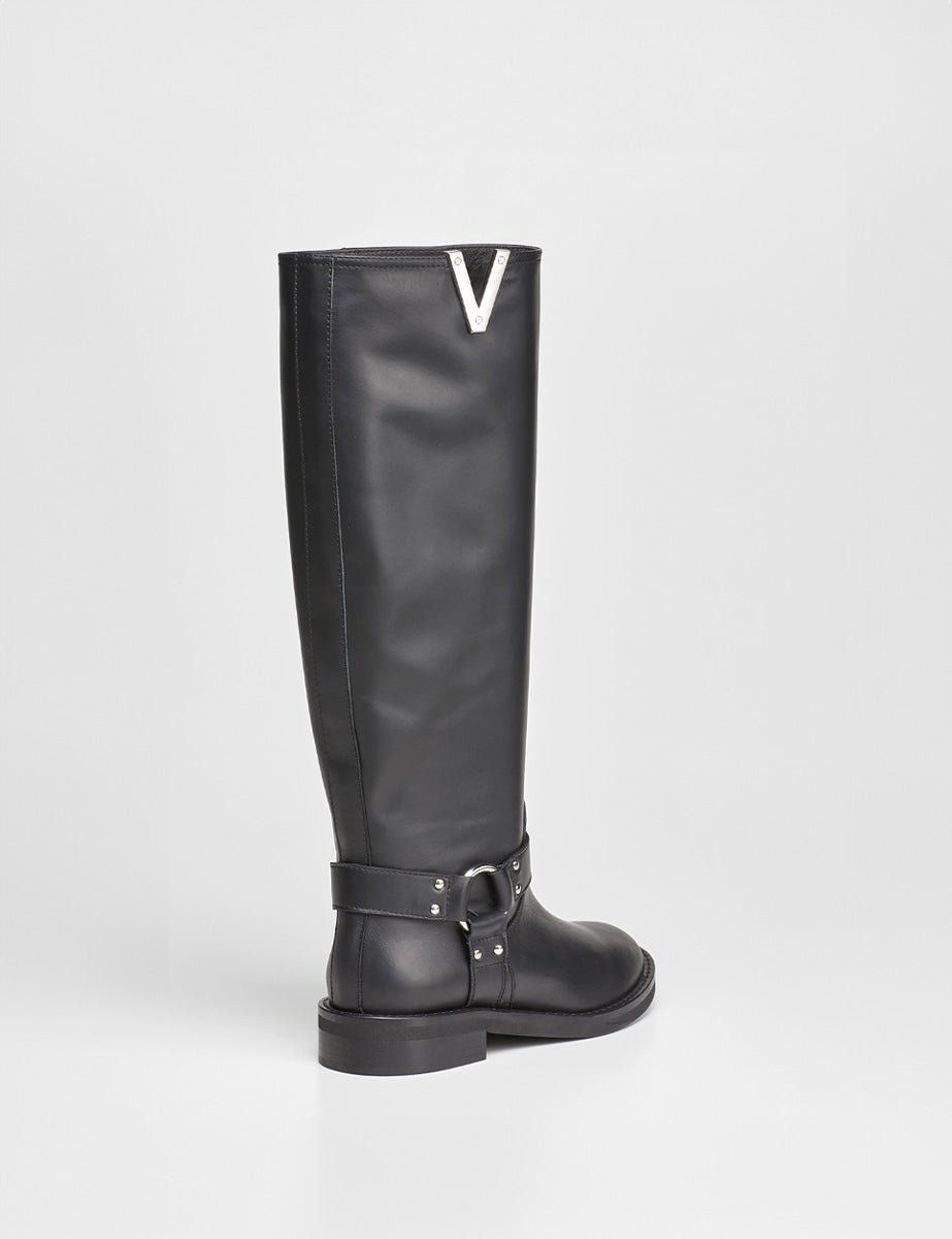 stivale sperone nero - viaroma15 - stivale