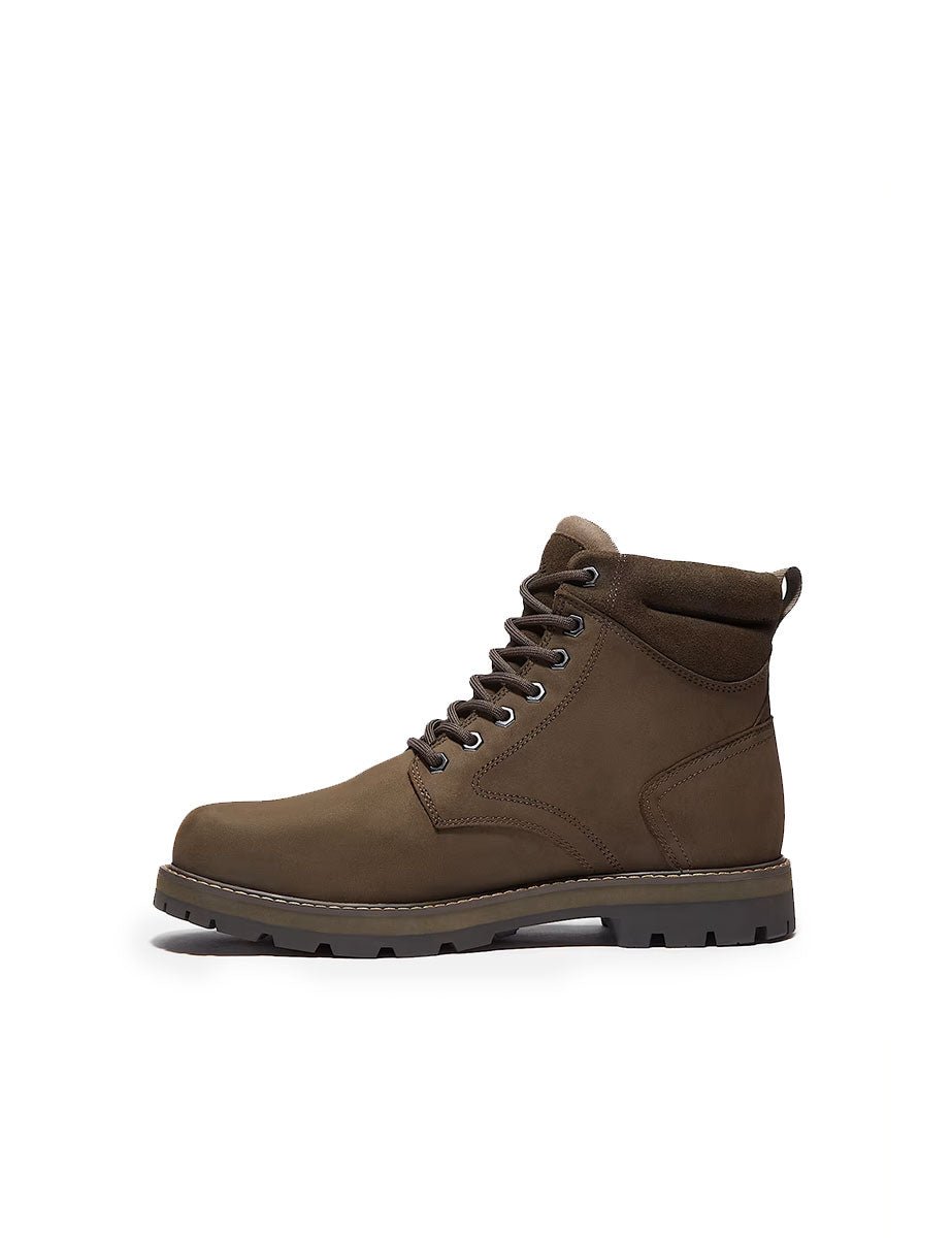 stivaletto britton road waterproof marrone scuro - timberland - stivaletto
