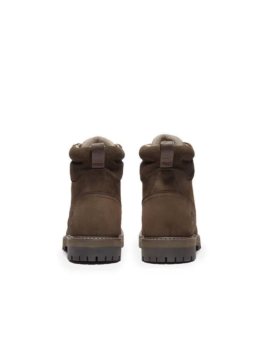 stivaletto britton road waterproof marrone scuro - timberland - stivaletto