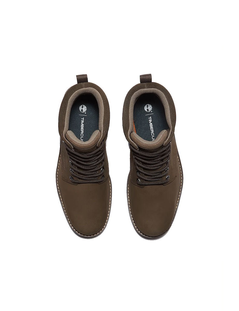 stivaletto britton road waterproof marrone scuro - timberland - stivaletto