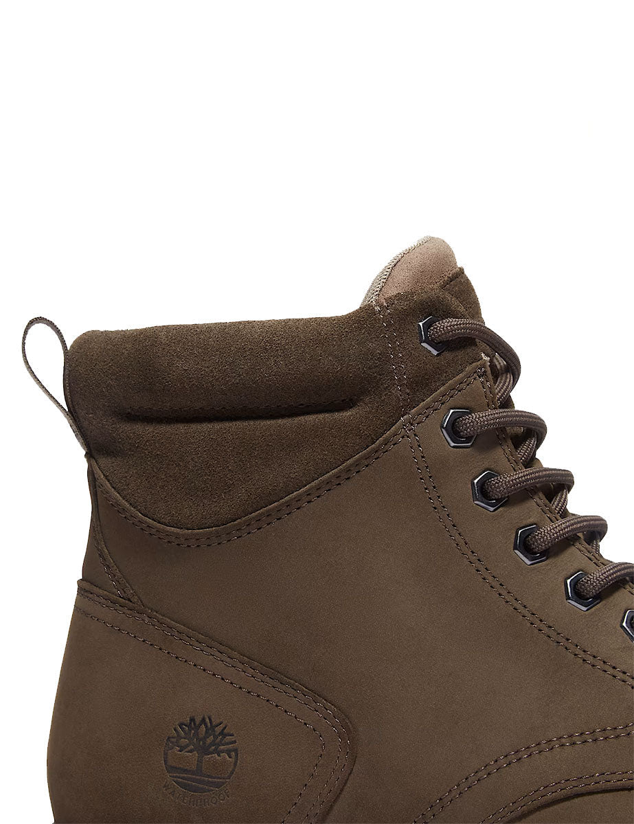 stivaletto britton road waterproof marrone scuro - timberland - stivaletto