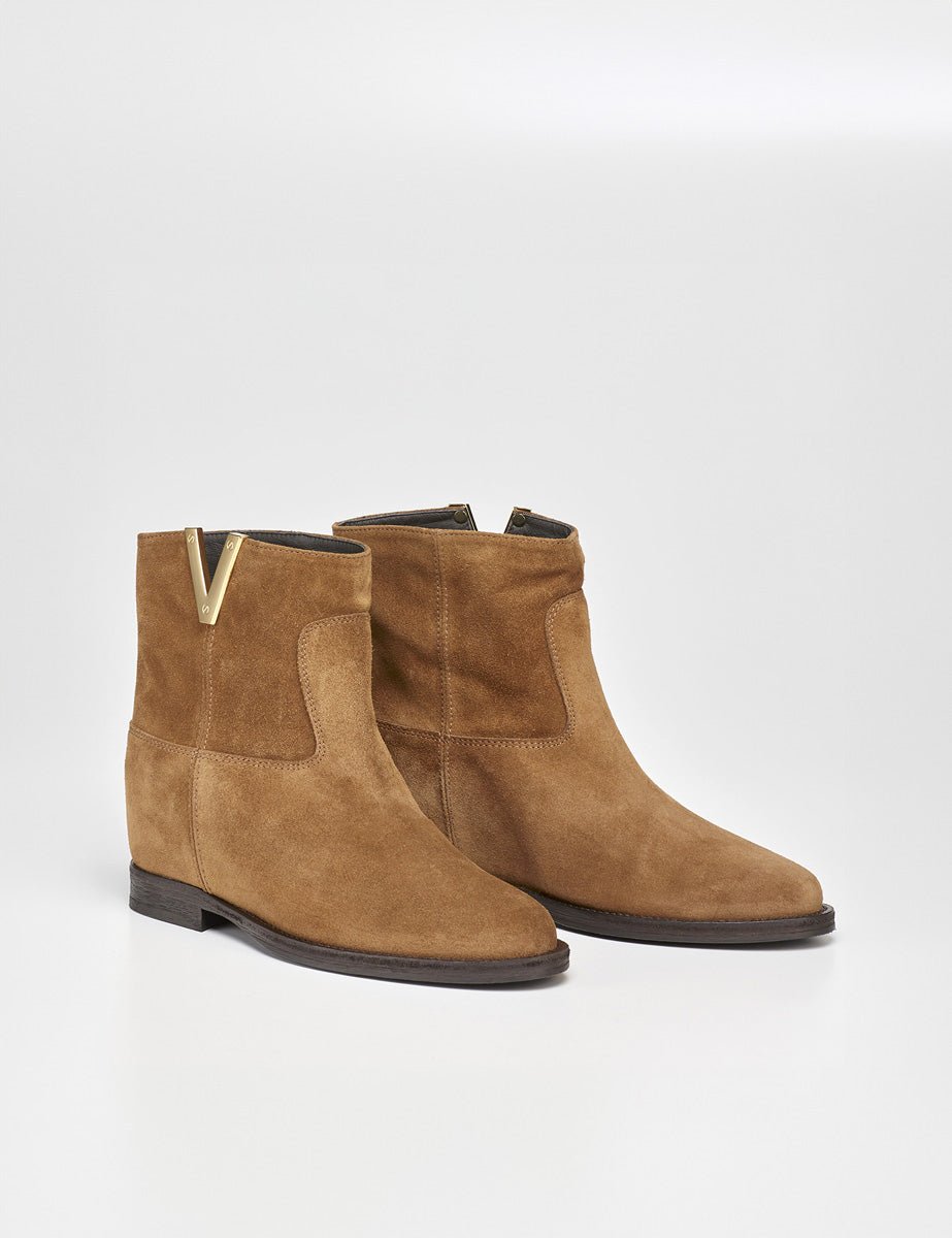 stivaletto camoscio martora - viaroma15 - stivaletto